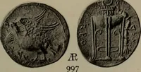 Picture 119 of 528 from Numismata graeca; Greek coin-types, classified for immediate identification (1910), leaf 202