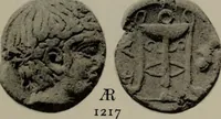 An illustration from Numismata graeca; Greek coin-types, classified for immediate identification (1910)