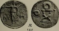An illustration from Numismata graeca; Greek coin-types, classified for immediate identification (1910)