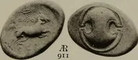 Picture 274 of 528 from Numismata graeca; Greek coin-types, classified for immediate identification (1910), leaf 388