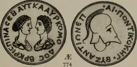An illustration from Numismata graeca; Greek coin-types, classified for immediate identification (1910)