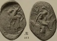 An illustration from Numismata graeca; Greek coin-types, classified for immediate identification (1910)