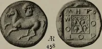 Picture 405 of 528 from Numismata graeca; Greek coin-types, classified for immediate identification (1910), leaf 602