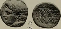 Picture 411 of 528 from Numismata graeca; Greek coin-types, classified for immediate identification (1910), leaf 602