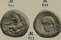 An illustration from Numismata graeca; Greek coin-types, classified for immediate identification (1910)