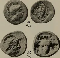 Picture 426 of 528 from Numismata graeca; Greek coin-types, classified for immediate identification (1910), leaf 608