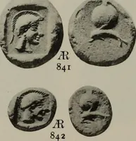 Picture 443 of 528 from Numismata graeca; Greek coin-types, classified for immediate identification (1910), leaf 614