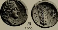 An illustration from Numismata graeca; Greek coin-types, classified for immediate identification (1910)