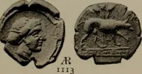 An illustration from Numismata graeca; Greek coin-types, classified for immediate identification (1910)