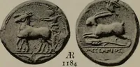 An illustration from Numismata graeca; Greek coin-types, classified for immediate identification (1910)