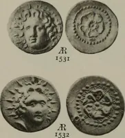 Picture 521 of 528 from Numismata graeca; Greek coin-types, classified for immediate identification (1910), leaf 634