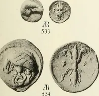 Picture 61 of 449 from Numismata graeca; Greek coin-types, classified for immediate identification (1910), leaf 144