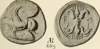 An illustration from Numismata graeca; Greek coin-types, classified for immediate identification (1910)