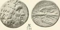 An illustration from Numismata graeca; Greek coin-types, classified for immediate identification (1910)