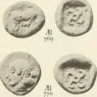 Picture 93 of 449 from Numismata graeca; Greek coin-types, classified for immediate identification (1910), leaf 154