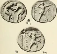 Picture 101 of 449 from Numismata graeca; Greek coin-types, classified for immediate identification (1910), leaf 156