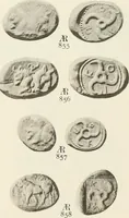 An illustration from Numismata graeca; Greek coin-types, classified for immediate identification (1910)