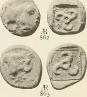 Picture 112 of 449 from Numismata graeca; Greek coin-types, classified for immediate identification (1910), leaf 158