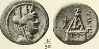 An illustration from Numismata graeca; Greek coin-types, classified for immediate identification (1910)