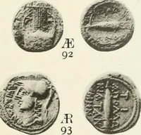 An illustration from Numismata graeca; Greek coin-types, classified for immediate identification (1910)