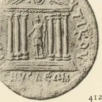 An illustration from Numismata graeca; Greek coin-types, classified for immediate identification (1910)