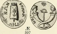 An illustration from Numismata graeca; Greek coin-types, classified for immediate identification (1910)