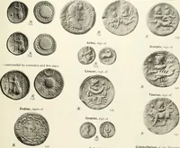 An illustration from Numismata graeca; Greek coin-types, classified for immediate identification (1910)