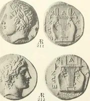 An illustration from Numismata graeca; Greek coin-types, classified for immediate identification (1910)