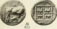 An illustration from Numismata graeca; Greek coin-types, classified for immediate identification (1910)