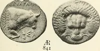 Picture 413 of 449 from Numismata graeca; Greek coin-types, classified for immediate identification (1910), leaf 574