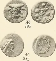 Picture 416 of 449 from Numismata graeca; Greek coin-types, classified for immediate identification (1910), leaf 574