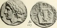 Picture 443 of 449 from Numismata graeca; Greek coin-types, classified for immediate identification (1910), leaf 586