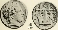 An illustration from Numismata graeca; Greek coin-types, classified for immediate identification (1910)