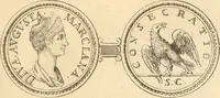An illustration from Numismata imperatorum romanorum praestantiora a Julio Caesare ad Postumum usque per Joannem Vaillant (1743)