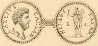 An illustration from Numismata imperatorum romanorum praestantiora a Julio Caesare ad Postumum usque per Joannem Vaillant (1743)