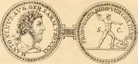 An illustration from Numismata imperatorum romanorum praestantiora a Julio Caesare ad Postumum usque per Joannem Vaillant (1743)