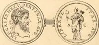 An illustration from Numismata imperatorum romanorum praestantiora a Julio Caesare ad Postumum usque per Joannem Vaillant (1743)