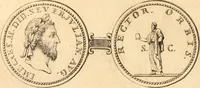 An illustration from Numismata imperatorum romanorum praestantiora a Julio Caesare ad Postumum usque per Joannem Vaillant (1743)