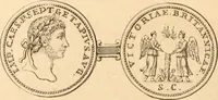 An illustration from Numismata imperatorum romanorum praestantiora a Julio Caesare ad Postumum usque per Joannem Vaillant (1743)