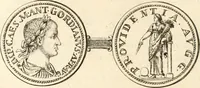 An illustration from Numismata imperatorum romanorum praestantiora a Julio Caesare ad Postumum usque per Joannem Vaillant (1743)