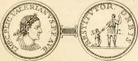 An illustration from Numismata imperatorum romanorum praestantiora a Julio Caesare ad Postumum usque per Joannem Vaillant (1743)