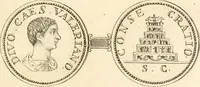 An illustration from Numismata imperatorum romanorum praestantiora a Julio Caesare ad Postumum usque per Joannem Vaillant (1743)