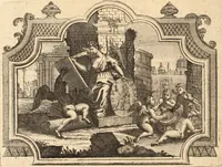 An illustration from Numismata imperatorum romanorum praestantiora a Julio Caesare ad Postumum usque per Joannem Vaillant (1743)