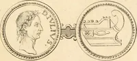 An illustration from Numismata imperatorum romanorum praestantiora a Julio Caesare ad Postumum usque per Joannem Vaillant (1743)