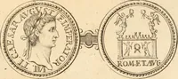 An illustration from Numismata imperatorum romanorum praestantiora a Julio Caesare ad Postumum usque per Joannem Vaillant (1743)