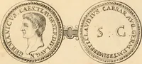 An illustration from Numismata imperatorum romanorum praestantiora a Julio Caesare ad Postumum usque per Joannem Vaillant (1743)