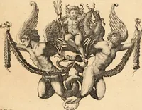 An illustration from Numismata imperatorum romanorum praestantiora a Julio Caesare ad Postumum usque per Joannem Vaillant (1743)