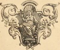 An illustration from Numismata imperatorum romanorum praestantiora a Julio Caesare ad Postumum usque per Joannem Vaillant (1743)