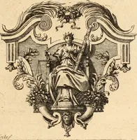 An illustration from Numismata imperatorum romanorum praestantiora a Julio Caesare ad Postumum usque per Joannem Vaillant (1743)