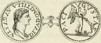 An illustration from Numismata imperatorum romanorum praestantiora a Julio Caesare ad Postumum usque per Joannem Vaillant (1743)